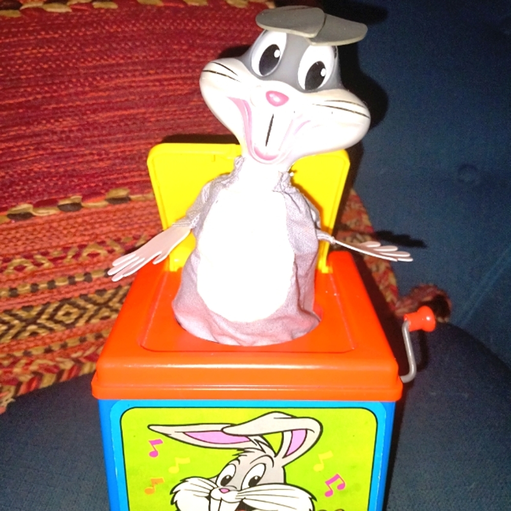 Bugs Bunny Jack-in-the-Box Toy Vintage